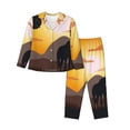 thumbnail image 1 of Sigee Giraffes Of The African Savannah for Women’s Pajama Sets Long-Sleeved Pjs Sets for Women 2 piece Sleepwear-Large, 1 of 7