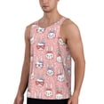 thumbnail image 1 of Sigee Girl Rabbit for Men's Workout Tank Top, Athletic Gym Sleeveless Shirt - Quick Dry, Lightweight, Breathable, 1 of 1