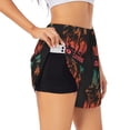 thumbnail image 1 of Sigee Go Surfer for Women's Athletic Shorts High Waisted Running Shorts Pocket Sporty Short Gym Elastic Workout ShortsSmall, 1 of 9