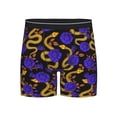 thumbnail image 1 of Sigee Golden Snake And Purple Rose for Men's Boxer Briefs,Moisture Wicking and Breathable X-Large, 1 of 9