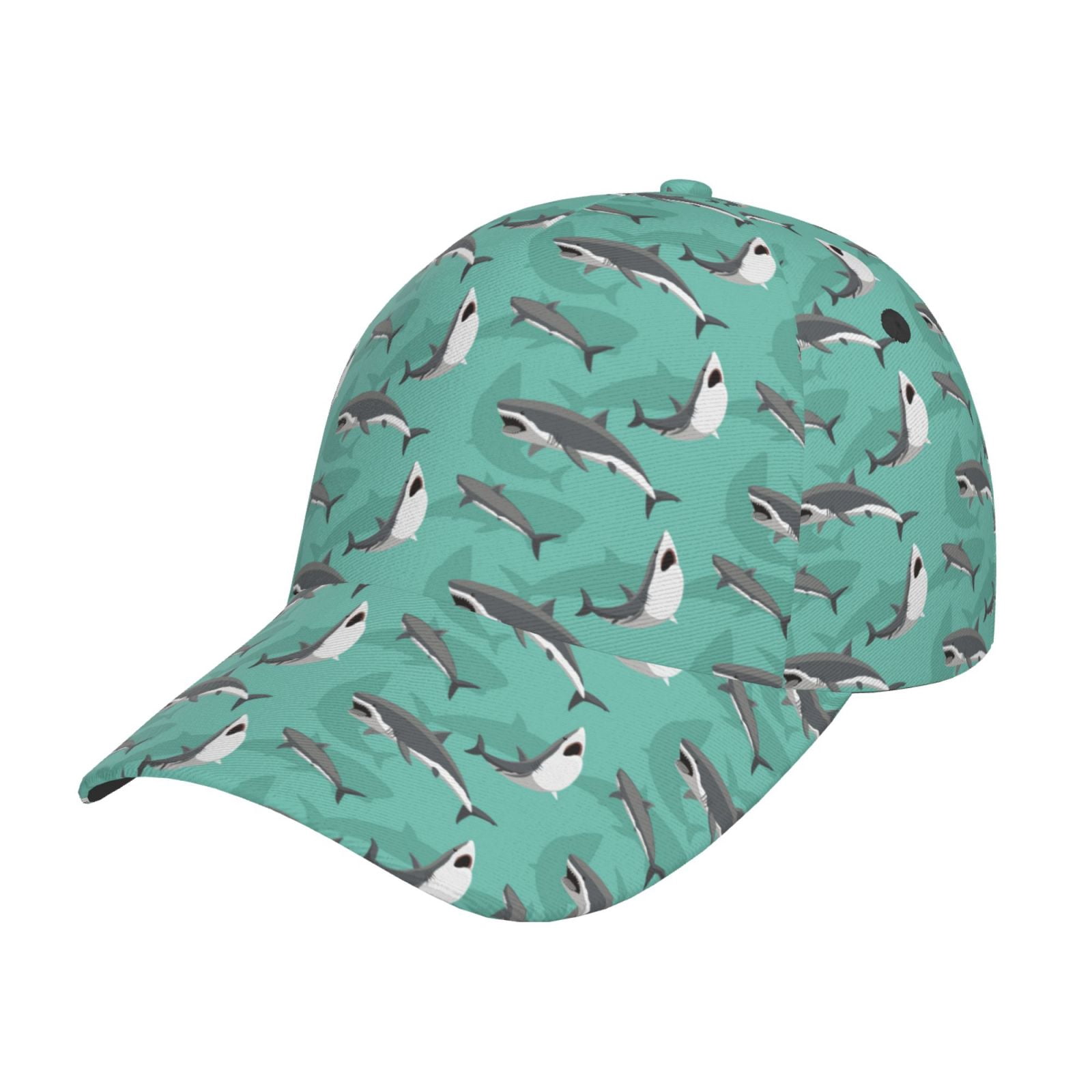 Sigee Great White Shark for Fashionable curved brim baseball cap for ...