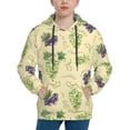 thumbnail image 1 of Sigee Green And Purple Grapes for Boys and Girls Youth Hoodie Kids Clothes Boys' Fashion Sweatshirts-Medium, 1 of 6