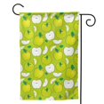 thumbnail image 1 of Sigee Green Apple for Live Happy Decorative Small Garden Flag,Double Sided Yard Flags Holiday Garden Flags for All Seasons, 1 of 9