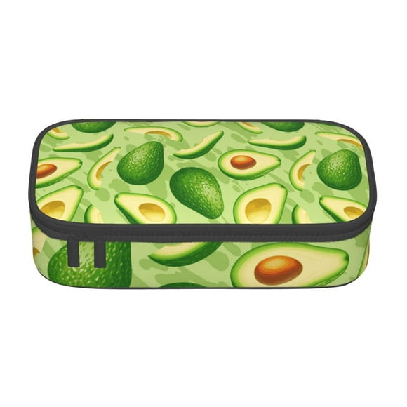 Sigee Green Avocado for Large Capacity Pencil Case, Pencil Pouch, Pencil Bag, Marker Pen Case for Women and Men