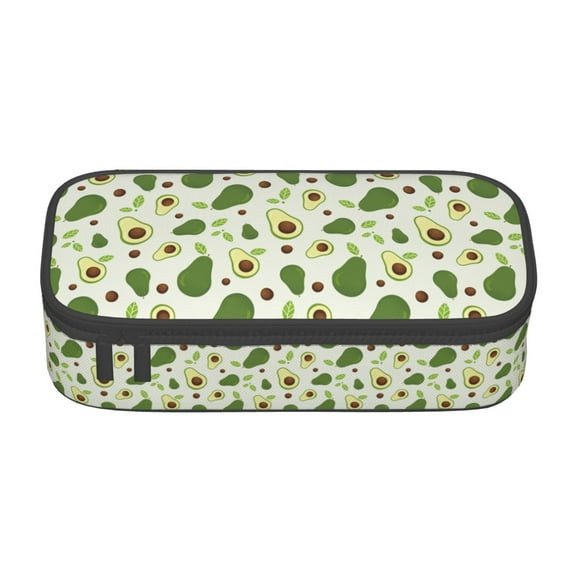 Sigee Green Avocado for Large Capacity Pencil Case, Pencil Pouch, Pencil Bag, Marker Pen Case for Women and Men