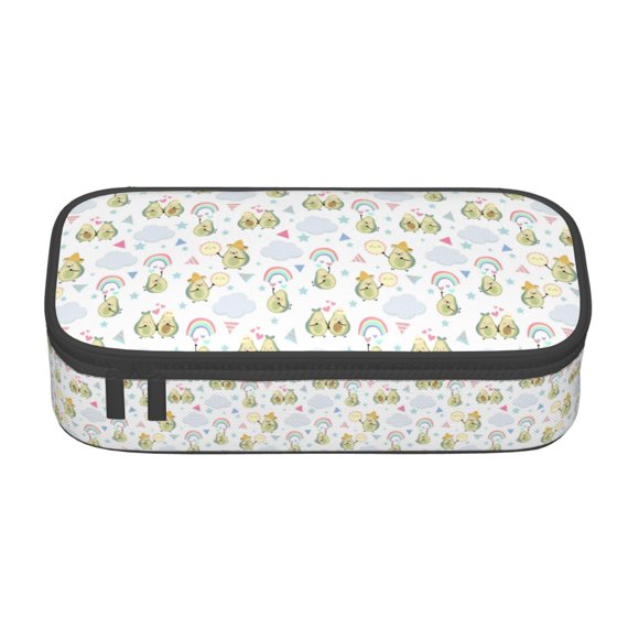 Sigee Green Blue Avocado for Large Capacity Pencil Case, Pencil Pouch, Pencil Bag, Marker Pen Case for Women and Men