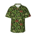 thumbnail image 1 of Sigee Green Cacti And Red Chili for Men’s Casual Beach Summer Shirts Funky Hawaiian Shirt for Men Hawaiian Shirts,3X-Large, 1 of 7