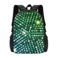 thumbnail image 1 of Sigee Green Disco Lights for Simple large capacity backpack Travel Laptop Backpack, Business for Travel and Daily Use, 1 of 9
