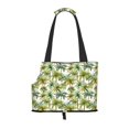 Sigee Green Hawaii Palms for Pet Carrier Bag for Puppy with Pockets for
