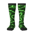 thumbnail image 1 of Sigee Green Lightning for Socks for Men Women Gifts for Him Boyfriend Teenage Boys Stocking Stuffers, 1 of 6