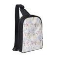 thumbnail image 1 of Sigee Hand Drawn Rabbit for Dual Pocket Sling Backpack Hiking Daypack Multipurpose Cross Body Chest Bag, 1 of 8