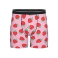 thumbnail image 1 of Sigee Hand Drawn Strawberry for Men's Boxer Briefs,Moisture Wicking and Breathable XX-Large, 1 of 9