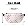 thumbnail image 1 of Sigee Hand Drawn Strawberry for Multi-functional Belt Bag for Men and Women With Adjustable Strap For Travel Running Hiking, 1 of 8