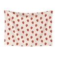 thumbnail image 1 of Sigee Hand Drawn Strawberry for Pet Blanket for Dog Cat Puppy Blanket Cat Blankets for Small and Medium Pets-Small, 1 of 8