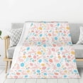 thumbnail image 1 of Sigee Happy Easter for Flannel Blanket - Ultra-Soft, Warm and Cozy, Perfect for Couch, Bed, or Travel-60"x50", 1 of 6