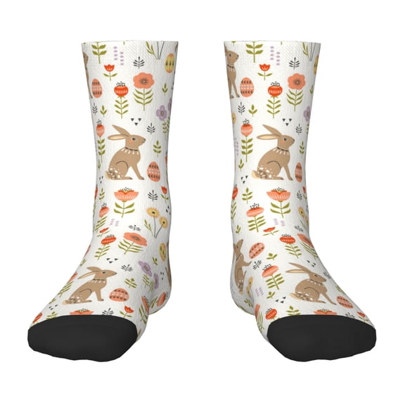 Sigee Happy Easter for Premium Children's Socks Unisex School Kids Boys Girls,Soft and Comfy Kids' Socks