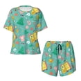 thumbnail image 1 of Sigee Happy Summer for Sleepwear Casual Pjs with Pockets Women's Pajamas Sets Shorts 2 Piece Short Sleeve Lounge Sets XX-Large, 1 of 1