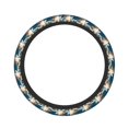thumbnail image 1 of Sigee Hawaiian Ship Dolphin for Steering wheel cover Elastic Steering Wheel Cover Universal Fit Steering Wheel Cover, 1 of 6