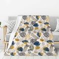 thumbnail image 1 of Sigee Hawaiian Style for Flannel Blanket - Ultra-Soft, Warm and Cozy, Perfect for Couch, Bed, or Travel-50"x40", 1 of 6