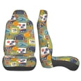 thumbnail image 1 of Sigee Hawaiian Style for Universal Car Seat Covers, Premium Car Seat Protector Set for Cars, SUVs, Trucks, 1 of 5
