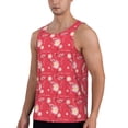 thumbnail image 1 of Sigee Hello Summer Flamingo for Men's Workout Tank Top, Athletic Gym Sleeveless Shirt - Quick Dry, Lightweight, Breathable Small, 1 of 9