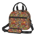 thumbnail image 1 of Sigee Hippie Peace Love for Reusable Lunch Box for Men/Women for Work, Office, Picnic - Spacious, Lightweight, and Easy to Clean, 1 of 5