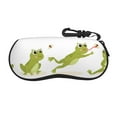 Sigee Hunting Frog for Soft Eyeglass Cases for Women and Men Zipper