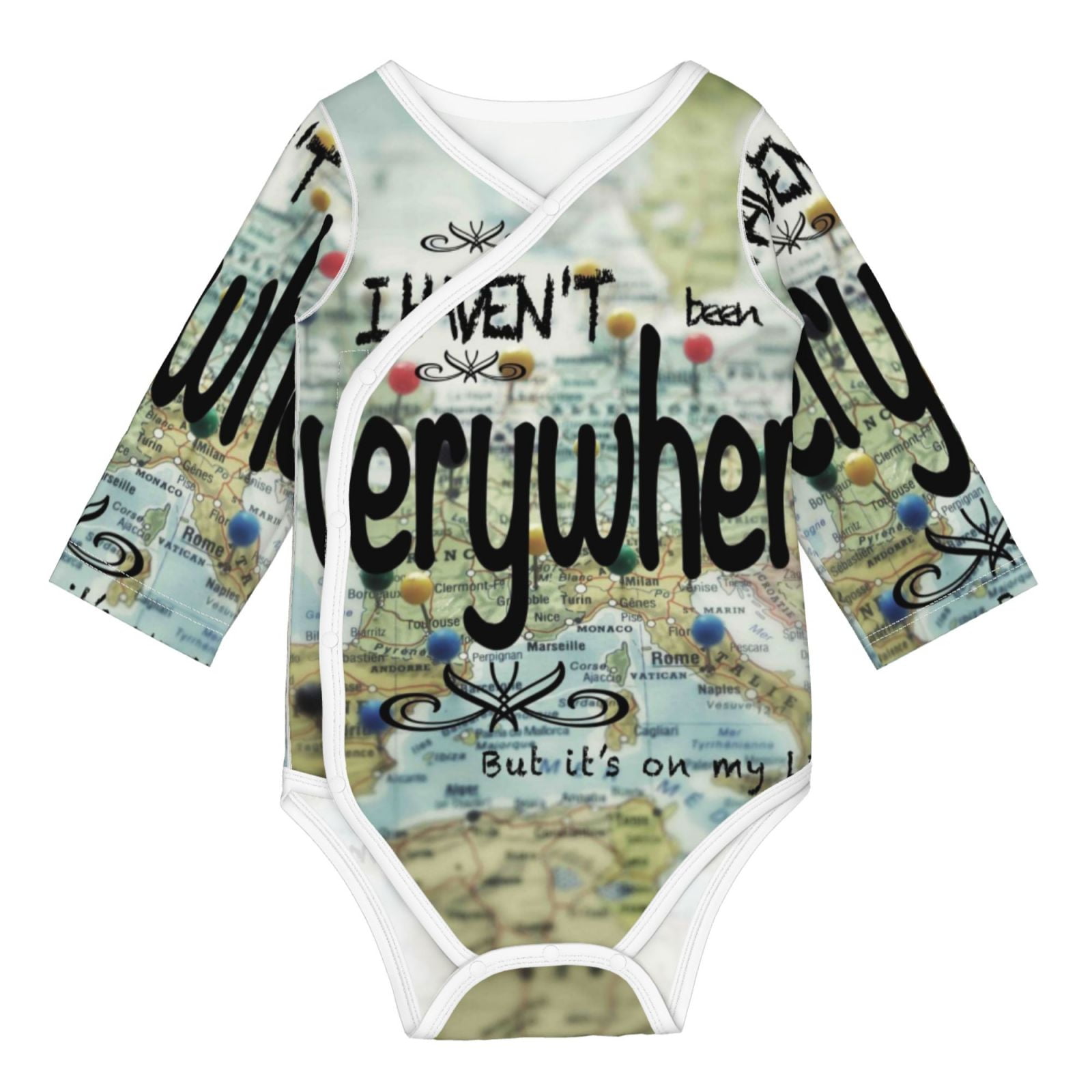 Sigee I Haven't Been Everywhere But Its On My List for Baby Unisex Baby