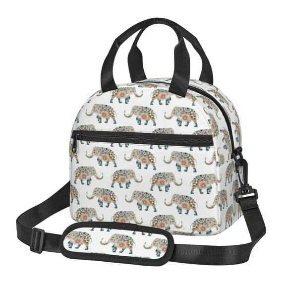 Sigee Indian Elephant for Reusable Lunch Box for Men/Women for Work, Office, Picnic - Spacious, Lightweight, and Easy to Clean