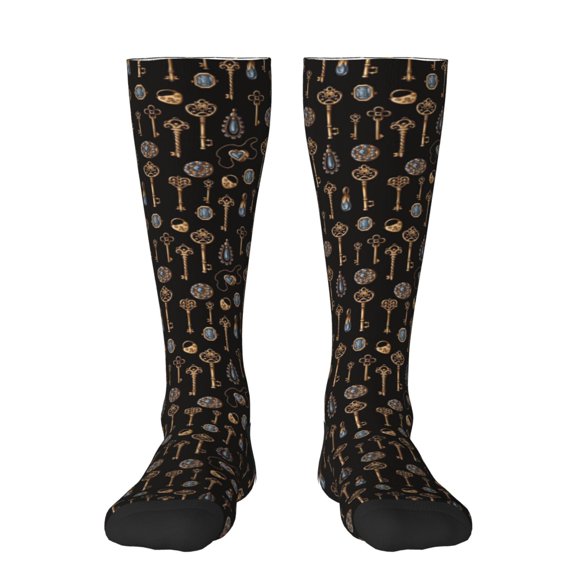 Sigee Jewelry And Keys for Socks for Men Women Socks Stocking Compression Socks