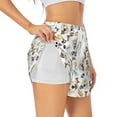 thumbnail image 1 of Sigee Labrador Retriever Dog for Women's Athletic Shorts High Waisted Running Shorts Pocket Sporty Short Gym Elastic Workout ShortsX-Large, 1 of 9