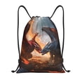 thumbnail image 1 of Sigee Lava Dragon for Drawstring Bag String Backpack for Sports, Gym, Swimming, Beach, Travel-Medium, 1 of 6