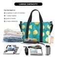 thumbnail image 1 of Sigee Lemon Blue for Hand Travel Bag,Sports Tote Gym Bag for Men and Women, 1 of 1