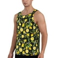 thumbnail image 1 of Sigee Lemon Fruits Flowers Leaves for Men's Workout Tank Top, Athletic Gym Sleeveless Shirt - Quick Dry, Lightweight, Breathable X-Large, 1 of 9