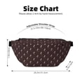thumbnail image 1 of Sigee Leopard Print for Multi-functional Belt Bag for Men and Women With Adjustable Strap For Travel Running Hiking, 1 of 8