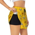 thumbnail image 1 of Sigee Leopard Print for Women's Athletic Shorts High Waisted Running Shorts Pocket Sporty Short Gym Elastic Workout ShortsLarge, 1 of 9