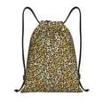 thumbnail image 1 of Sigee Leopard for Drawstring Bag String Backpack for Sports, Gym, Swimming, Beach, Travel-Medium, 1 of 6
