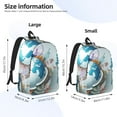 thumbnail image 1 of Sigee Let's go Travel Around the World for Canvas Large Capacity Laptop Backpack for Men and Women, Travel Backpack, 1 of 8