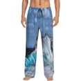 thumbnail image 1 of Sigee Lighthouse in Havana Print Men's Pajama Pants - Soft Lounge Sleep Bottoms with Elastic Waistband and Pockets-, 1 of 9