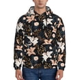 thumbnail image 1 of Sigee Lilies Flowers for Men's Pullover Hoodie Sweatshirts Adult Casual Long Sleeve Sweatshirts ,Sizes S-4XL-3X-Large, 1 of 7