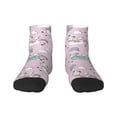 thumbnail image 1 of Sigee Llama Unicorn and Rainbow for Crew Soft Moisture-wicking Socks ,Cushion Moisture Wicking Boot Socks for Men and Women, 1 of 7