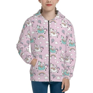 Unicorn And Rainbow Hoodie