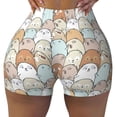 thumbnail image 1 of Sigee Lovely Bear Print Women's High Waist Workout Shorts - Squat Proof, Tummy Control, Yoga and Gym Activewear-Large, 1 of 9