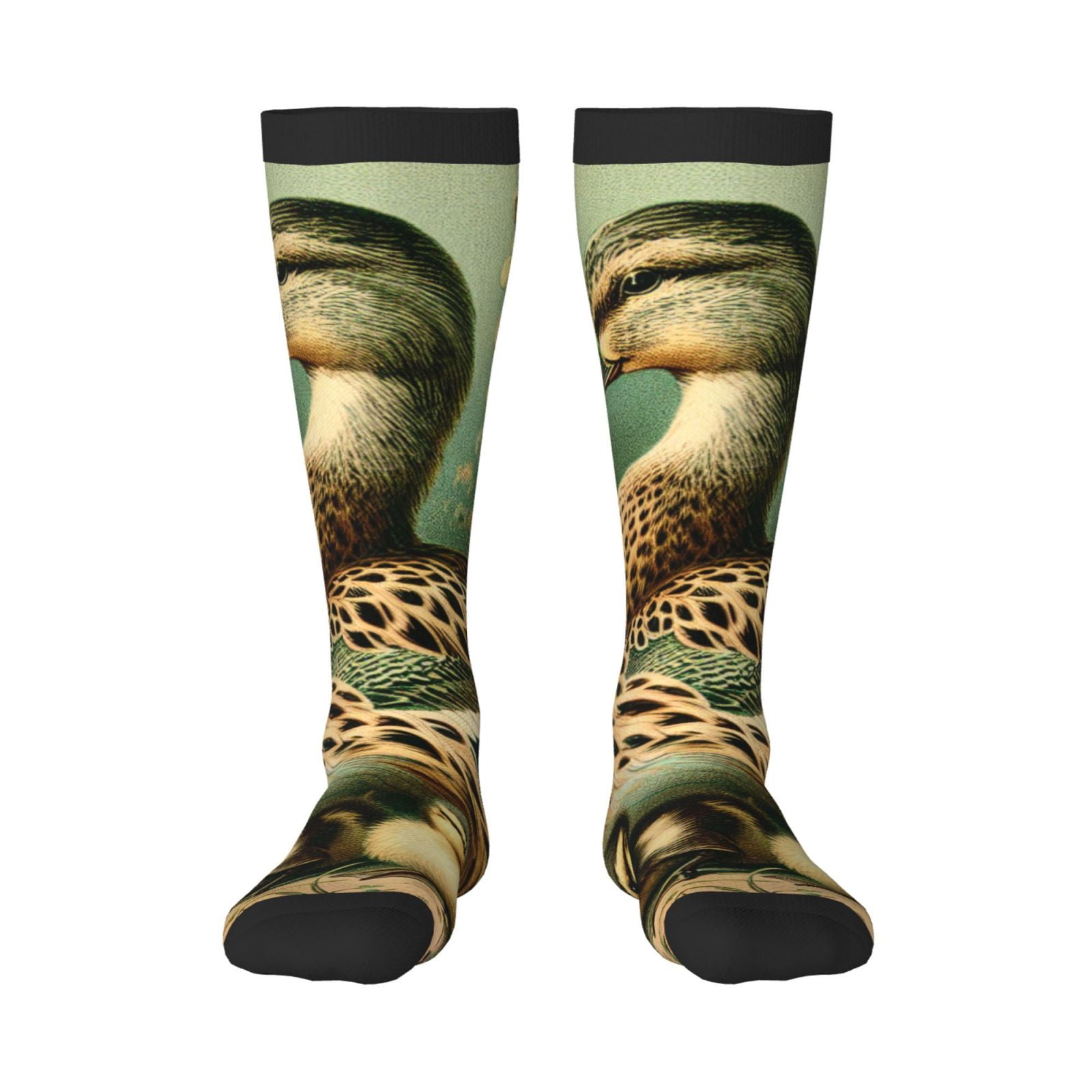 Sigee Mallard Duck And Flowers for Socks for Men Women Socks Stocking