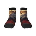 thumbnail image 1 of Sigee Maple Leaf Meditating Squirrel for Crew Soft Moisture-wicking Socks ,Cushion Moisture Wicking Boot Socks for Men and Women, 1 of 7