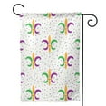 thumbnail image 1 of Sigee Mardi Gras Carnival1 for Live Happy Decorative Small Garden Flag,Double Sided Yard Flags Holiday Garden Flags for All Seasons, 1 of 9