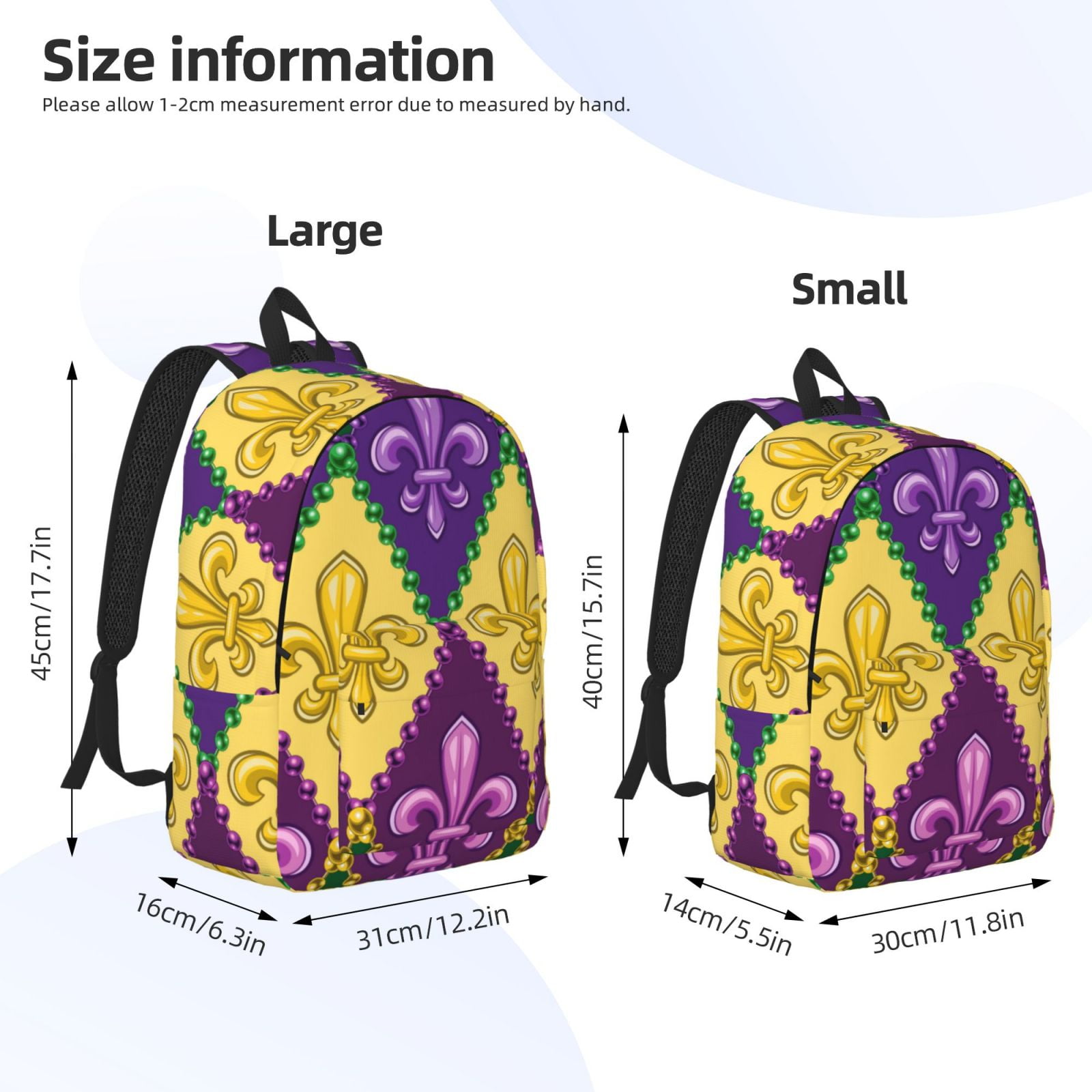 mardi gras backpack