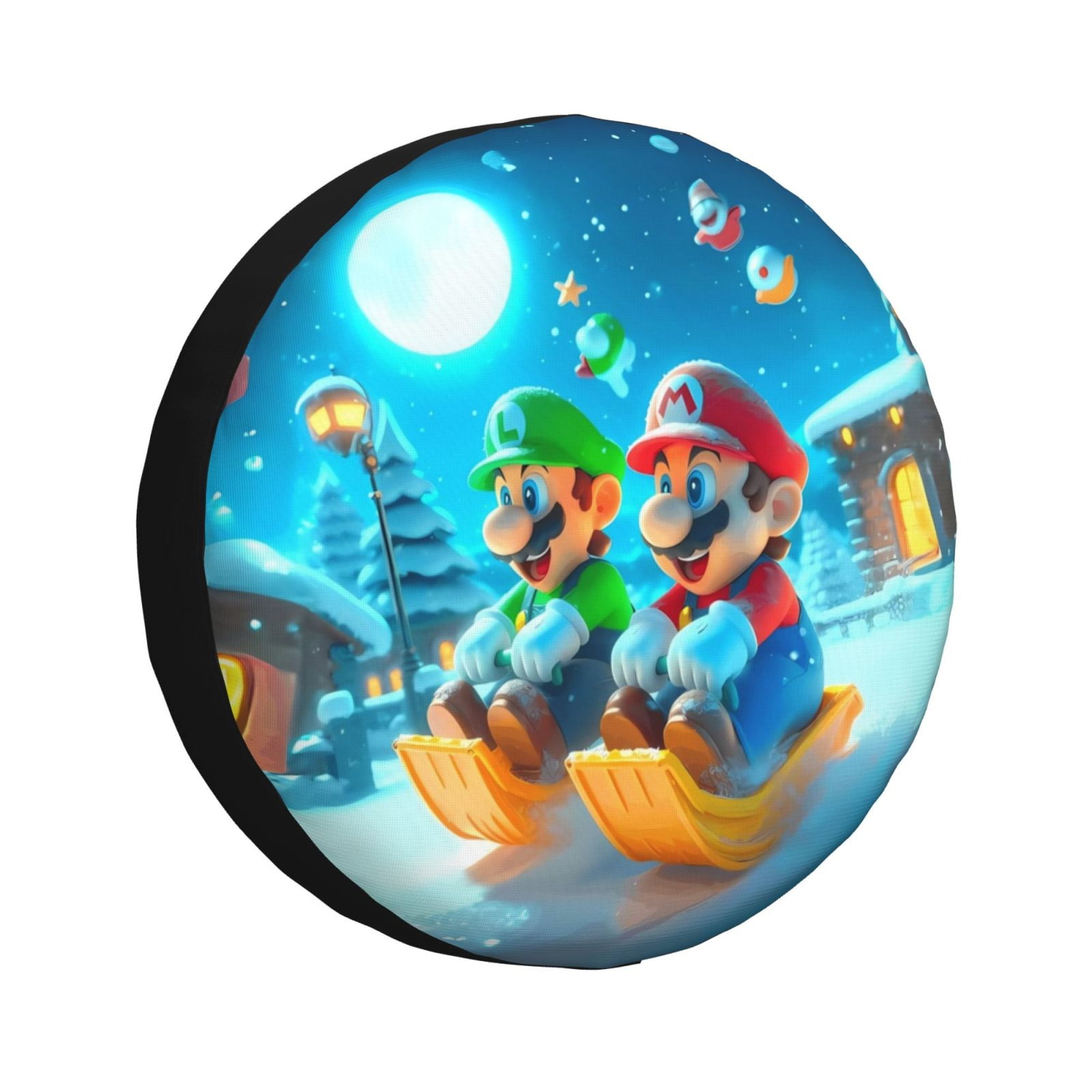 Sigee Mario Bl for Tire Cover Wheel cover for Jeep Trailer RV SUV Truck