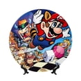 thumbnail image 1 of Sigee Mario Cb for Bone China Decorative Plate with Stand Decorative Plate for Display Decorative Plates for Home Kitchen Bedroom 6-10inch -7in, 1 of 7