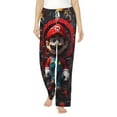 thumbnail image 1 of Sigee Mario H Print Women's Soft Pajama Pants - Breathable and Comfortable Lounge Sleep Bottoms with Elastic Waistband and Pockets-Medium, 1 of 9